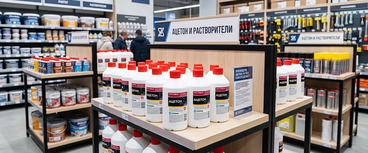 Как и из чего производится растворитель ацетон