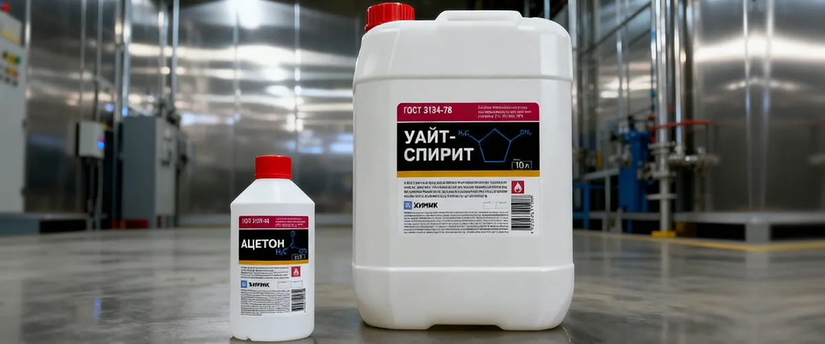 Что выбрать: ацетон или уайт-спирит