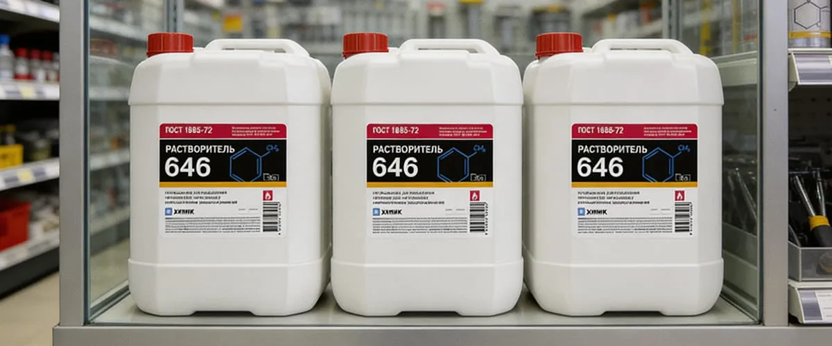 Что представляет собой растворитель 646?