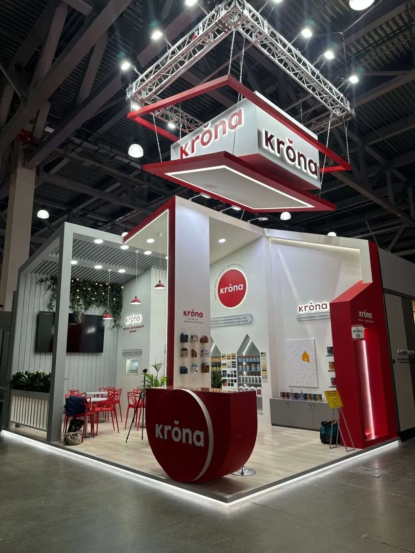 Стенд ТМ KRONA на MosBuild 2026