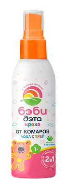 БЭБИ ДЭТА кроха AQUA спрей 2 в 1, 100 мл