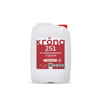 Krona 251 Огнебиозащита для древесины 5 л
