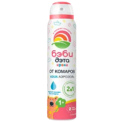 БЭБИ ДЭТА кроха AQUA аэрозоль 2 в 1, 100 мл