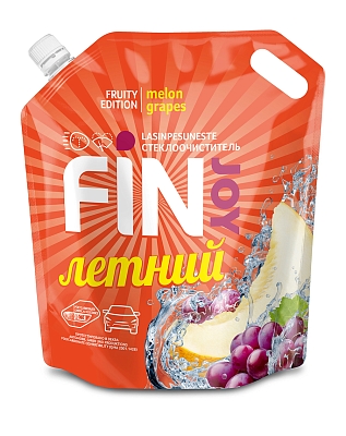 Автоочиститель стекол летний FIN JOY FRUITY 4 л (дыня+виноград)