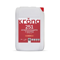 Krona 251 Огнебиозащита для древесины 10 л