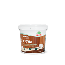 ЛАК ВЛАГОСТОЙКИЙ ДЛЯ СТЕН И ПОТОЛКОВ АКВАЛАК САУНА® 0,9 л